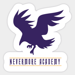 Nevermore Academy Crow Sticker